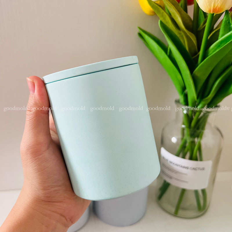 Terrazzo Pot Cement - Силиконовая форма для бетонных банок 10