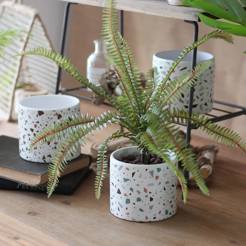 Бетонная чашка для свечей, сос – обзор и цена Terrazzo Pot Cement